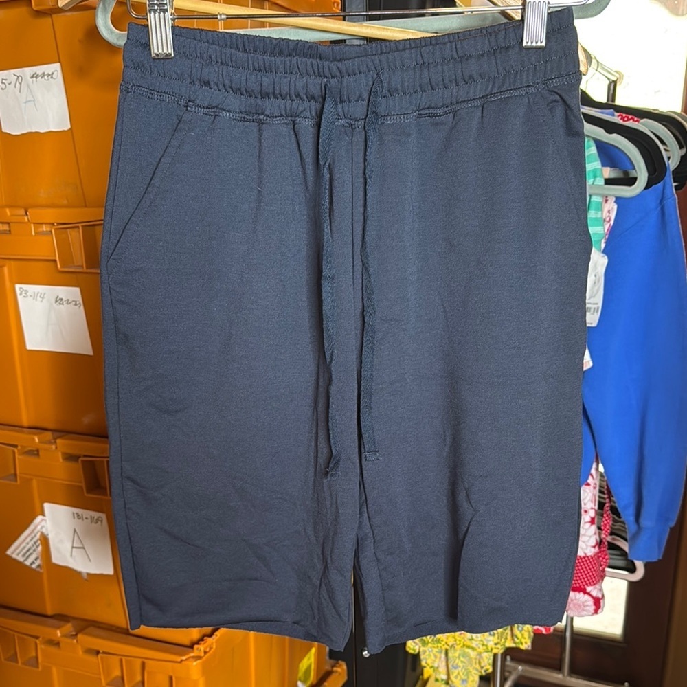 LuLaRoe JAMIE FRENCH TERRY SHORTS Black Size XS
